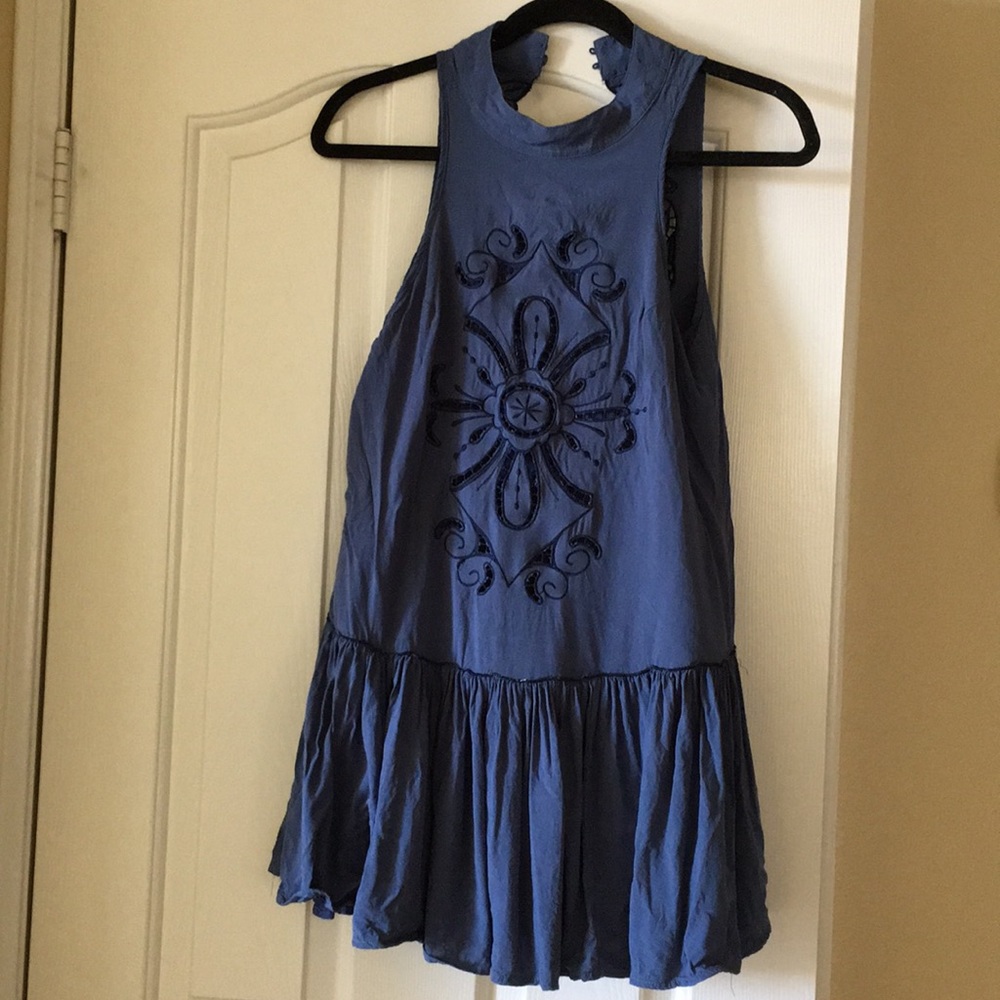 Lulus drop waist, open back dress